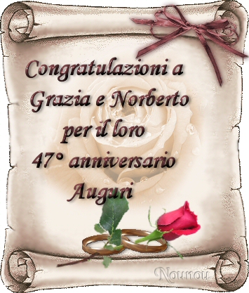 Oggi Norberto E Grazia Festeggiano 47 Anni Di Matrimonio