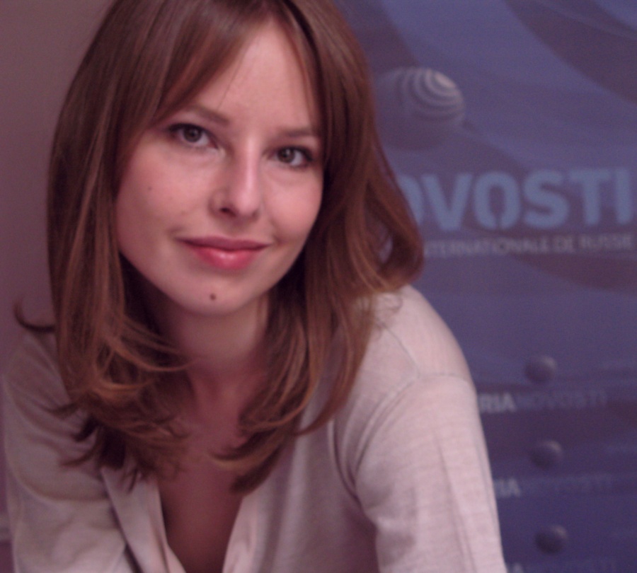 Alexandra Kamenskaya - giornalista di Russian Information Agency Novosti
